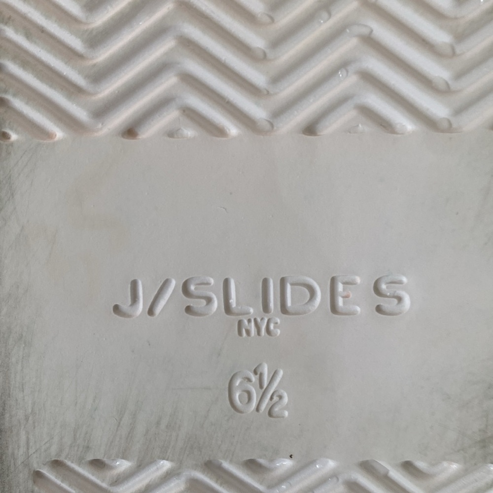 J/Slides Lightweight Dede White Platform Weave Sneakers. Size 6.5 - Picture 9 of 11